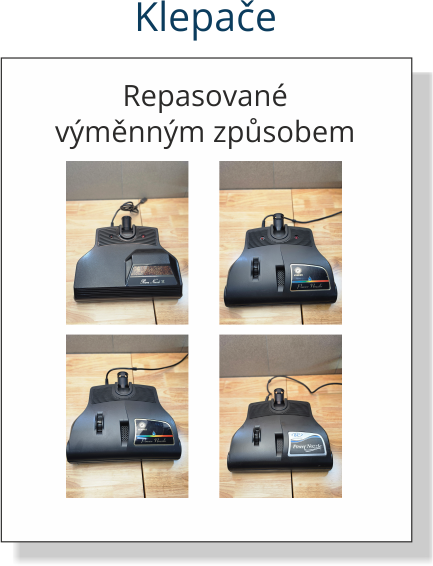 Repasované - klepače - dlaždice